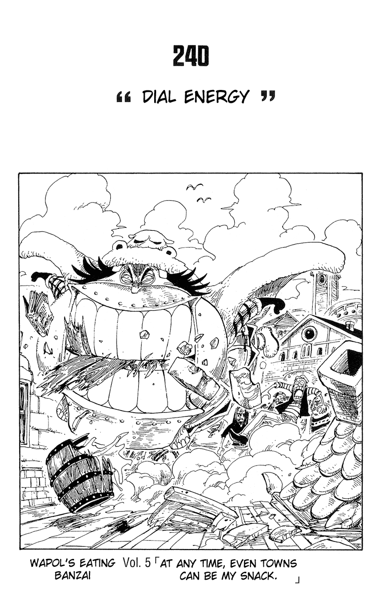 One Piece, Chapter 240 image 01